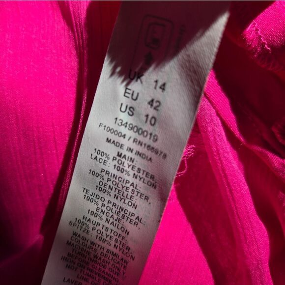 ASOS Design Pink With Corset Mini Dress NWT - Picture 8 of 8